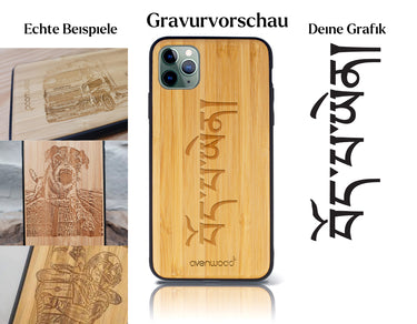 INDIVIDUELL iPhone 11 Pro Bambus-Kunststoff